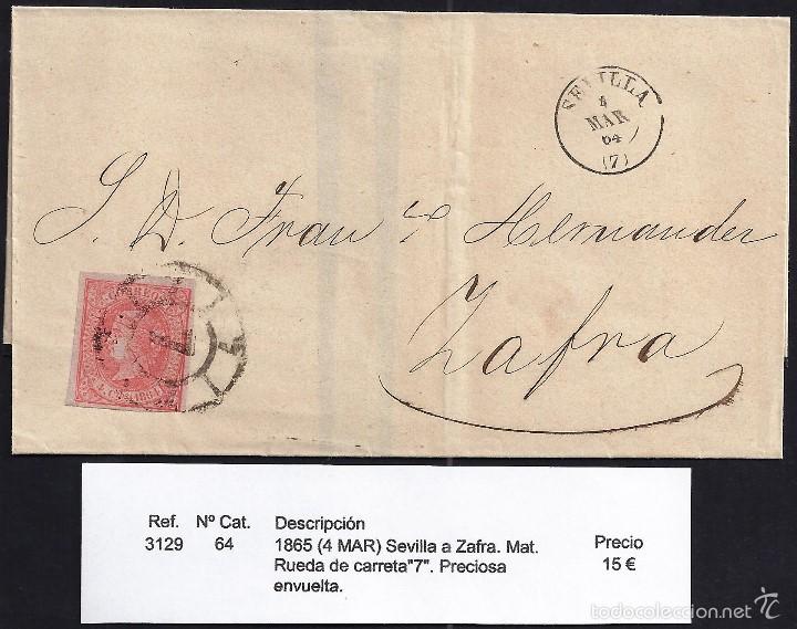 Sellos: 1865 Sevilla a Zafra - Foto 1