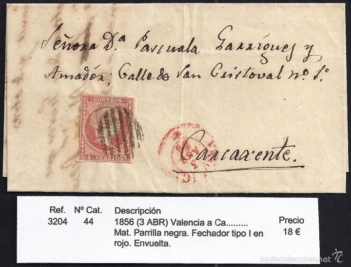 Sellos: 1856 Valencia a Carcajente - Foto 1