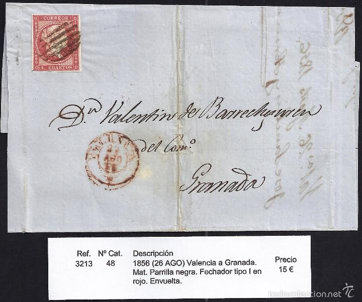 Sellos: 1856 Valencia a Granada - Foto 1