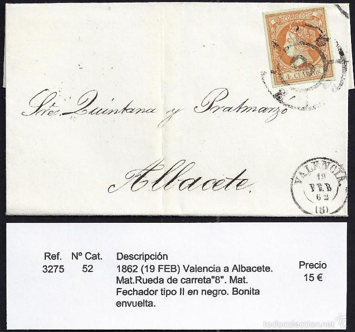 Sellos: 1862 Valencia a Albacete - Foto 1
