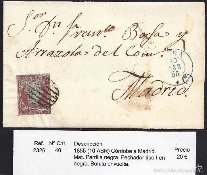 Sellos: 1855 C&oacute;rdoba a Madrid - Foto 1