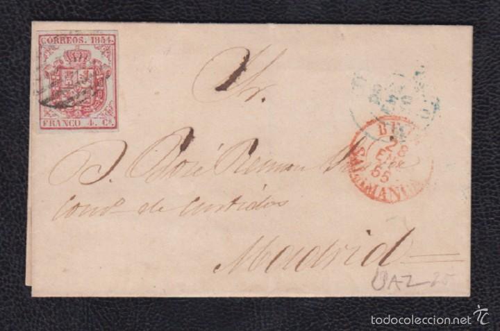 Sellos: 1855.- BEJAR  (SALAMANCA) A MADRID - Foto 1