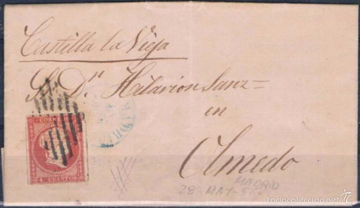 Sellos: 1856.- MADRID A OLMEDO - Foto 1