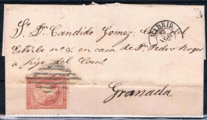Sellos: 1857.- MADRID A GRANADA - Foto 1