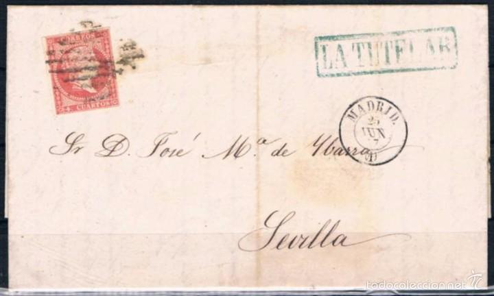 Sellos: 1857.- MADRID A SEVILLA - Foto 1