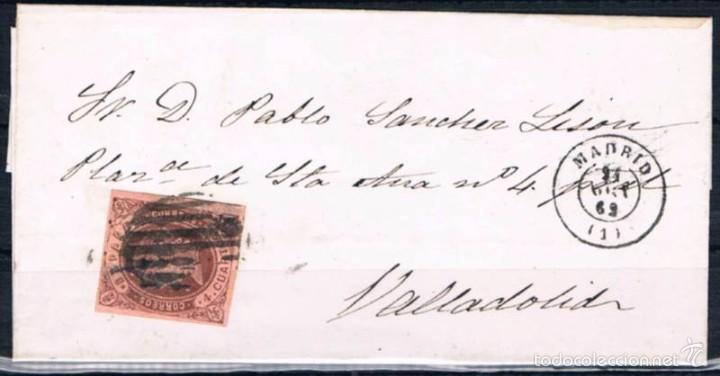 Sellos: 1862.- MADRID A VALLADOLID - Foto 1