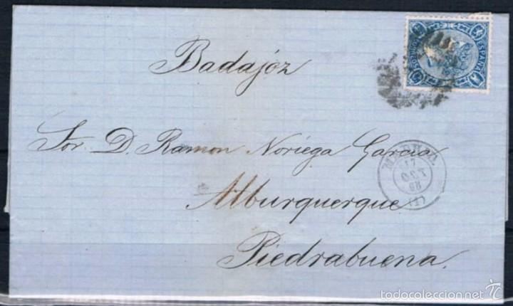Sellos: 1868.- MADRID A PIEDRABUENA - Foto 1