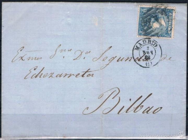 Sellos: 1866.- MADRID A BILBAO - Foto 1
