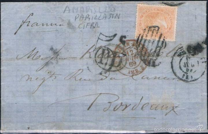 Sellos: 1869.- MADRID A BURDEOS - Foto 1