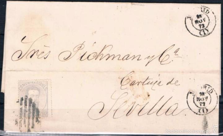 Sellos: 1872.- MADRID A SEVILLA - Foto 1