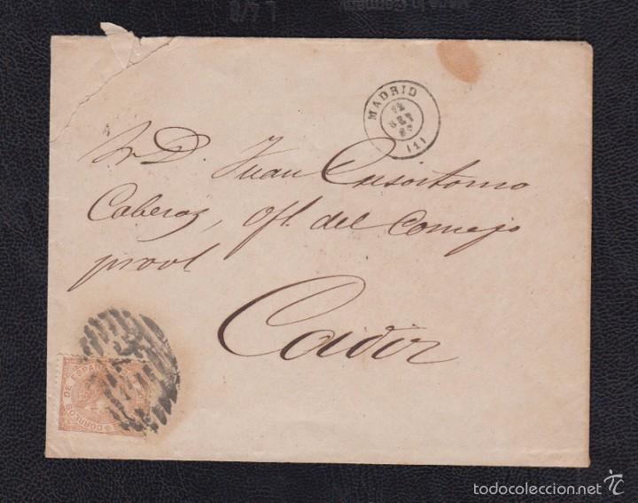 Sellos: 1867.- MADRID A C&Aacute;DIZ - Foto 1