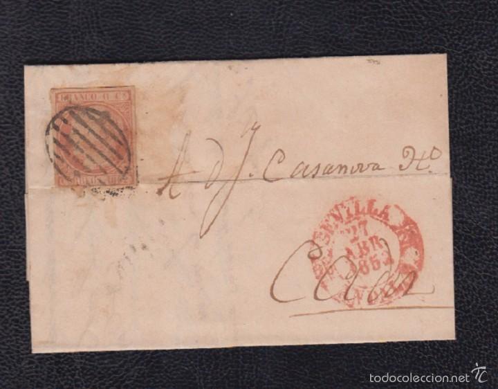 Sellos: 1852.- SEVILLA A C&Aacute;DIZ - Foto 1