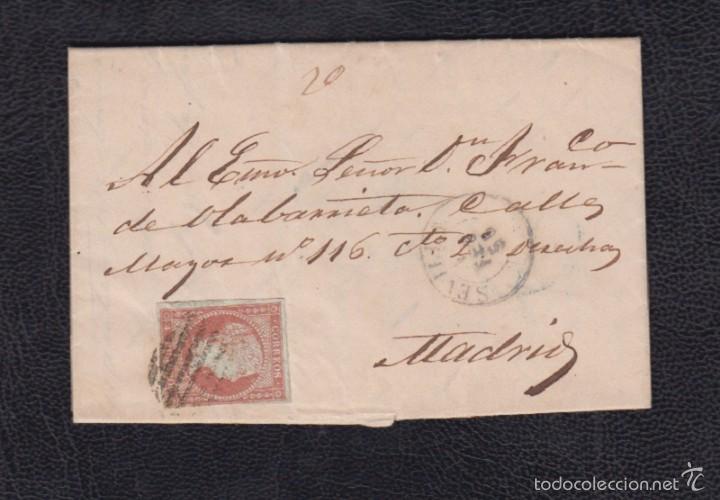 Sellos: 1856.- SEVILLA A MADRID - Foto 1