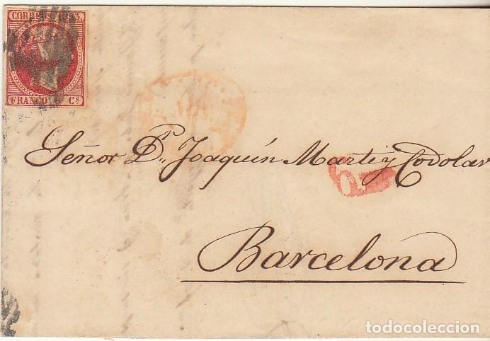 Sellos: 17. MADRID a BARCELONA 1853. - Foto 1
