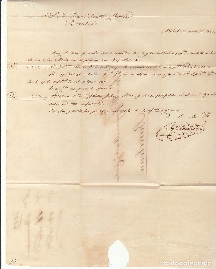 Sellos: 17. MADRID a BARCELONA 1853. - Foto 4
