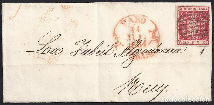 Sellos: 1854. CARTA DE HARO A REUS. - Foto 1