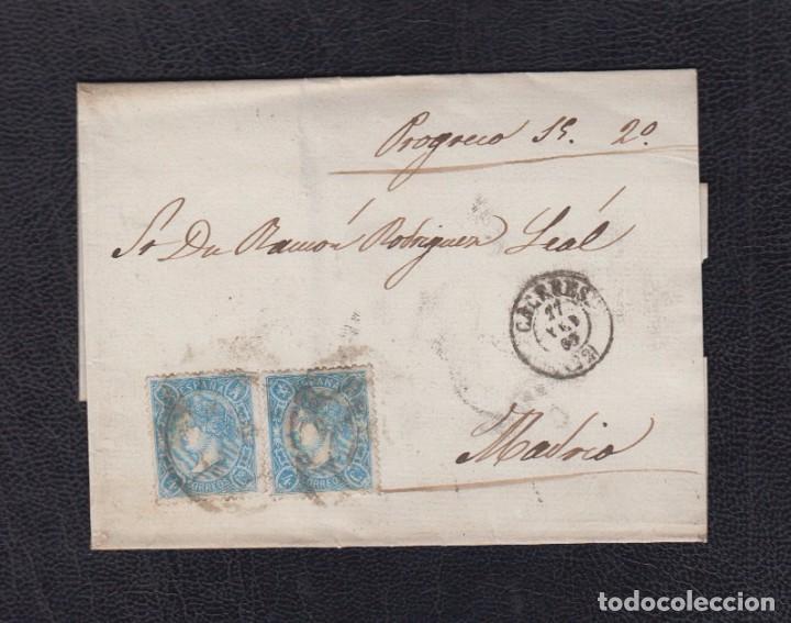 Sellos: 1865.- CACERES A MADRID - Foto 2