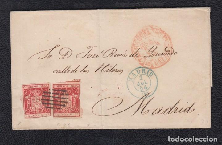 Sellos: 1854.- TARRAGONA A MADRID - Foto 1