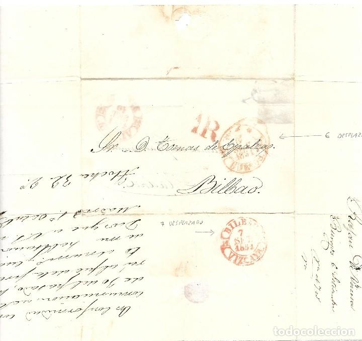Sellos: Espa&ntilde;a. Carta circulada doble - Foto 1