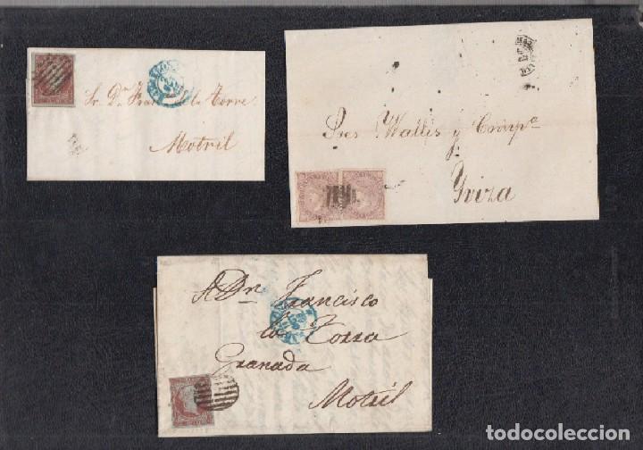 Sellos: LOTE DE 2 CARTAS Y UNA ENVUELTA - Foto 1