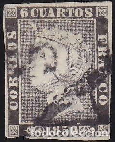 Sellos: &ordm;1 6 cuartos (plancha I tipo 6) - Foto 2