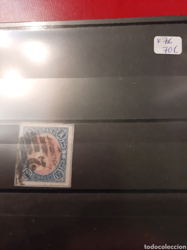 Sellos: Isabel II edifil 76 12 cd usado - Foto 1