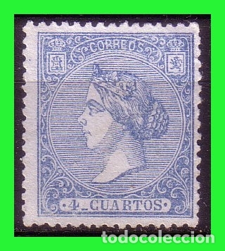 Sellos: 1866 Isabel II, EDIFIL n&ordm; 81 (*) - Foto 1