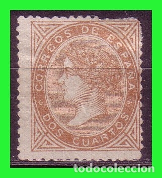 Sellos: 1867 Isabel II, EDIFIL n&ordm; 87 (*) - Foto 1