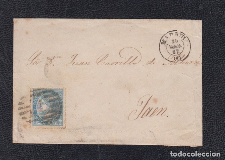 Sellos: 1865.- MADRID A JA&Eacute;N. - Foto 1