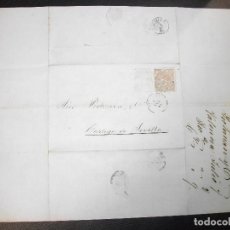 Sellos: 1867 CARTA CARTUJA DE SEVILLA FILATELIA SELLO - PICKMAN Y COMPAÑIA