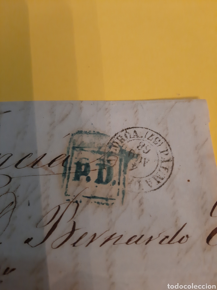 Sellos: 1868 carta dirigida Marsella - Foto 3
