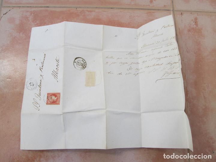 Sellos: Envuelta con sellos de 4 cuartos, Albacete. - Foto 4