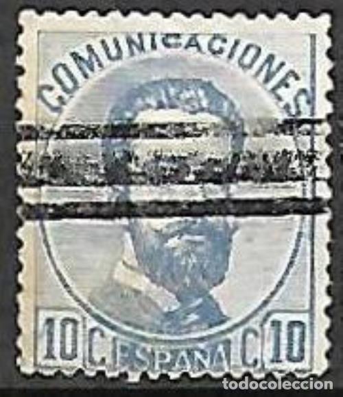Sellos: EDIFIL 121S BARRADO 10c ultramar - Foto 1