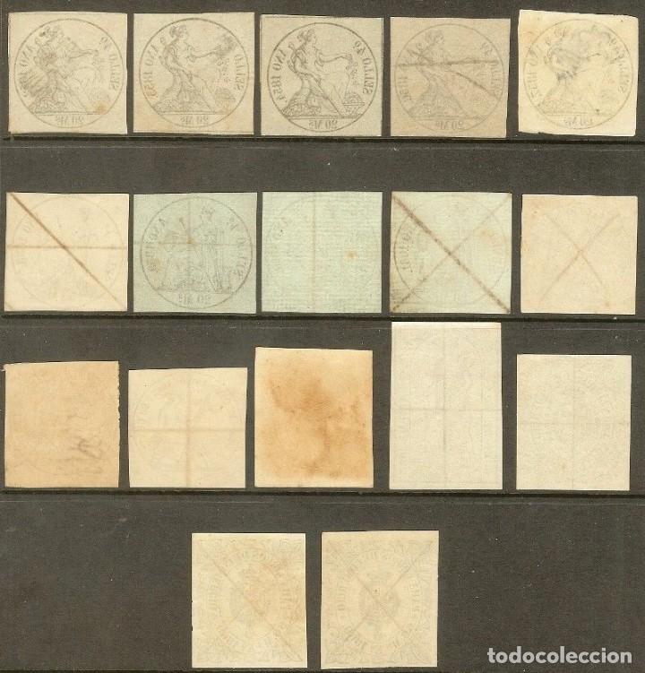 Sellos: Fiscales - Libros de Comercio 1852/69 - Foto 2
