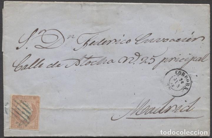 Sellos: 1858 C&Oacute;RDOBA A MADRID - Foto 1