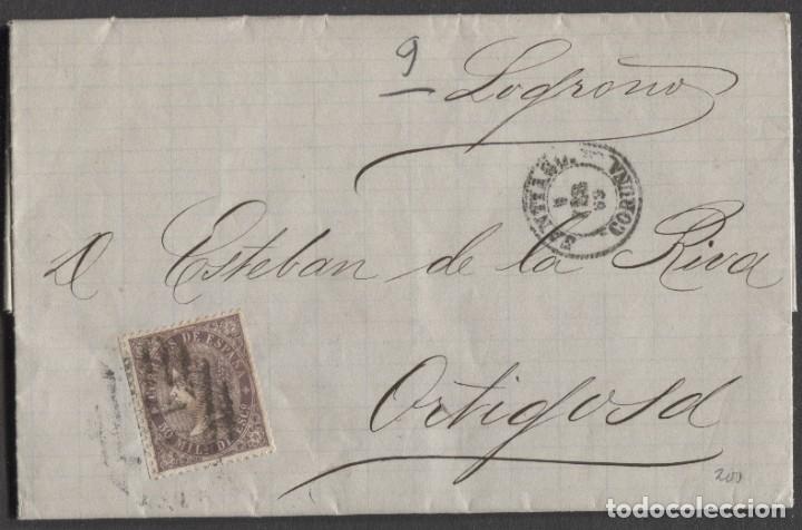 Sellos: 1869 SANTIAGO A ORTIGOSA. - Foto 1