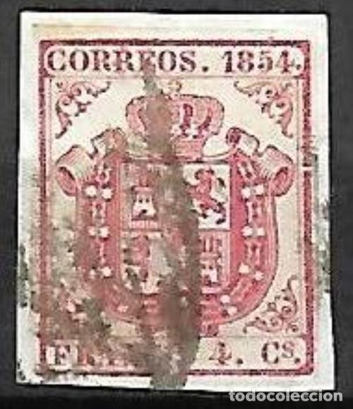 Sellos: EDIFIL N&ordm; 33 4cu. carmin Usado - Foto 1