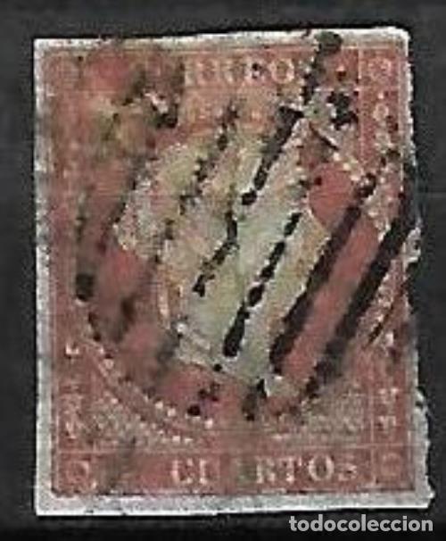 Sellos: EDIFIL N&ordm; 40 4cu. rojo Usado - Foto 1