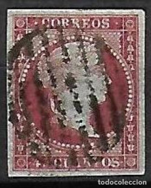 Sellos: EDIFIL N&ordm; 40 4cu. rojo Usado - Foto 1