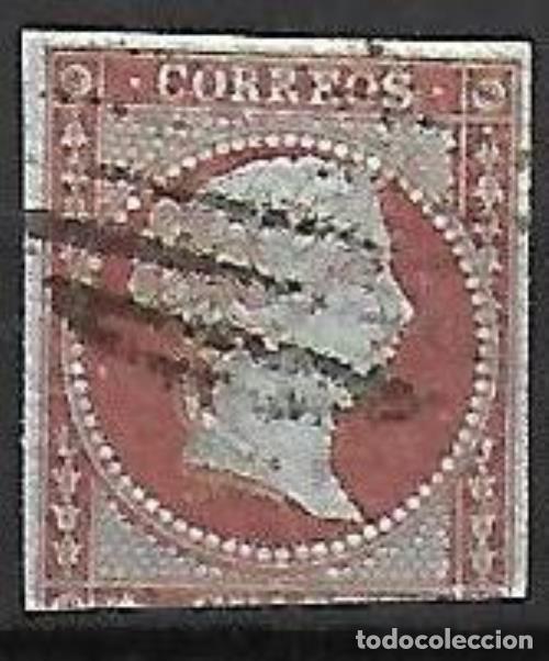 Sellos: EDIFIL N&ordm; 40 4cu. rojo Usado - Foto 1