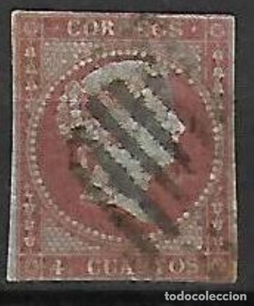 Sellos: EDIFIL N&ordm; 40 4cu. rojo Usado - Foto 1