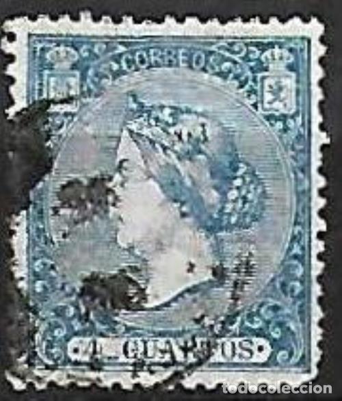 Sellos: EDIFIL N&ordm; 81 - 4cu. azul - Usado - Foto 1