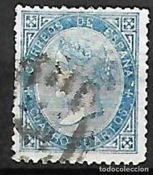 Sellos: EDIFIL N&ordm; 88 - 4cu. azul - Usado - Foto 1