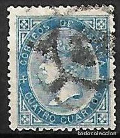 Sellos: EDIFIL N&ordm; 88 - 4cu. azul - Usado - Foto 1