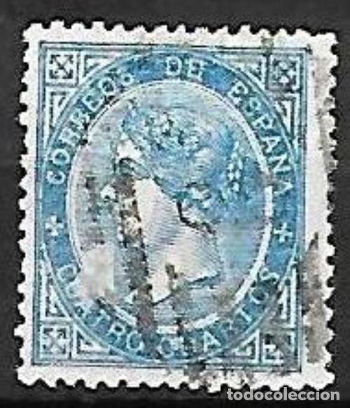 Sellos: EDIFIL N&ordm; 88 - 4cu. azul - Usado - Foto 1