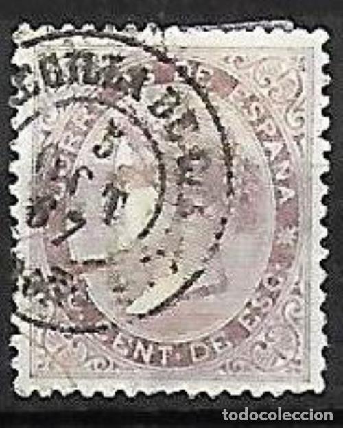 Sellos: EDIFIL N&ordm; 92 - 20c. de e. lila - Usado - Foto 1