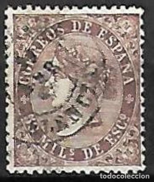 Sellos: EDIFIL N&ordm; 98 - 50m. violeta Usado - Foto 1