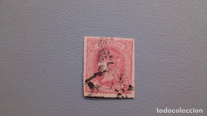 Sellos: ESPA&Ntilde;A - 1864 - ISABEL II - EDIFIL 64. - Foto 1