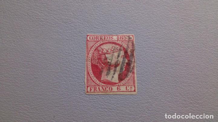 Sellos: ESPA&Ntilde;A - 1853 - ISABEL II - EDIFIL 17. - Foto 1