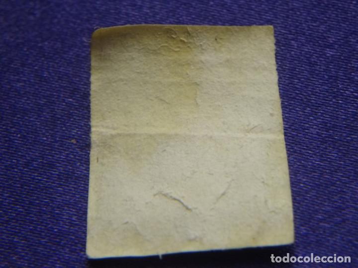 Sellos: SELLO 6 CUARTOS. 1850. EDIFIL 1A. USADO - Foto 2